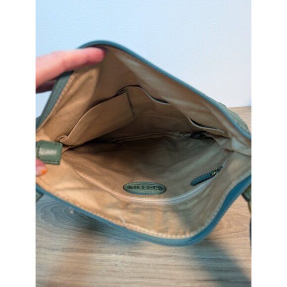 Fossil Long Live Vintage Green Leather Tote Bag Crossbody Bag Purse Key - Picture 4 of 6